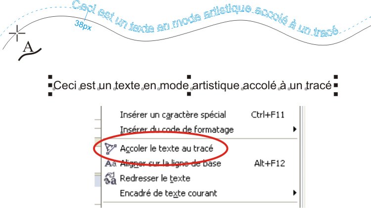 CrelDraw X3 Accolage au tra&ccedil;&eacute;