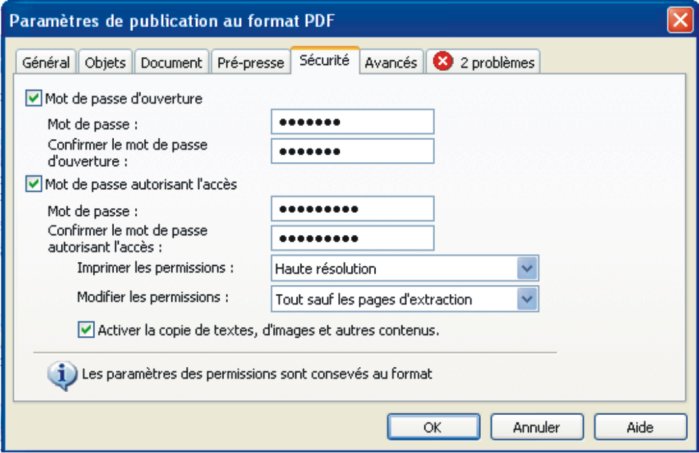 Corel Draw X3 PDF S&eacute;curis&eacute;s